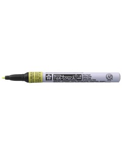 Маркер декоративный Pen Touch 1 0 мм желтый флуоресцентный Sakura