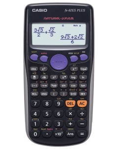 Калькулятор FX 82ESPLUS Серый черный Casio