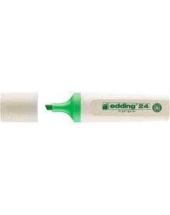 Текстовыделитель EcoLine клиновидный наконечник 2 5 мм Светло зеленый E 24 11 Edding