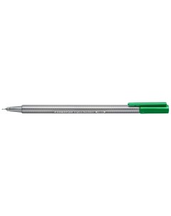 Ручка капиллярная Triplus одноразовая 0 3 мм Зеленый Staedtler