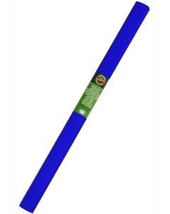 Упаковочная бумага креповая гофрированная синяя 2м Koh-i-noor
