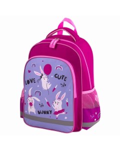Рюкзак SCHOOL для начальной школы Funny bunnies 38х28х14 см 229993 Пифагор