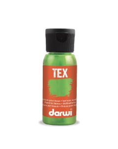 Краска для ткани TEX DA0100050 50 мл 627 зеленый неон Darwi