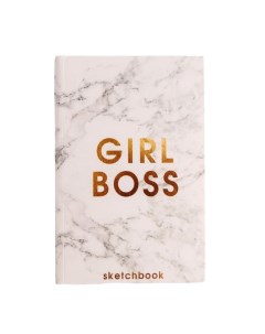 Скетчбук А5 180 листов Girl Boss Artfox