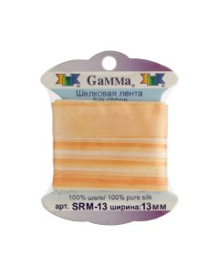 Тесьма декоративная Gamma шелковая цвет M036 арт SRM 13