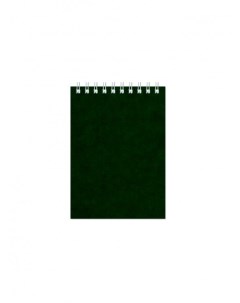 Блокнот формата А6 60 листов зеленый Ultimate Basics на спирали Альт