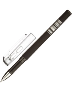 Ручка гелевая черный 0 5мм конусный наконечник 8шт Attache