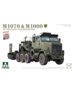Сборная модель 1 72 70 тонный танковый транспортер M1070 M1000 5021 Takom