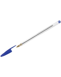 Ручка шариковая LC синяя 0 7мм штрих код 50шт Officespace