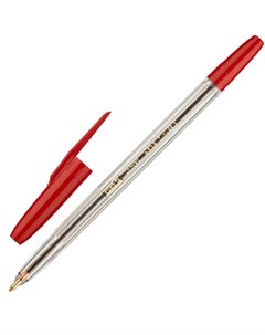 Ручка шариковая Corvet красная 0 7мм 20шт Attache