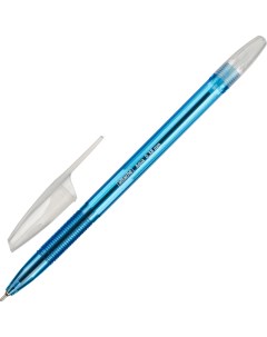 Ручка шариковая Aqua маслян синий стерж 0 38 0 5мм 15шт Attache