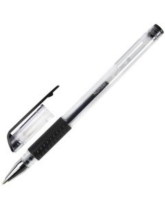Ручка гелевая Number One 141194 черная 0 35 мм 12 штук Brauberg
