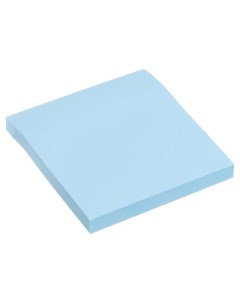 Блок с липким краем 76 мм х 76 мм 80 листов пастель голубой Calligrata