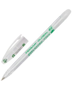 Ручка шариковая Global 21 142705 зеленая 0 5 мм 1 шт Pensan