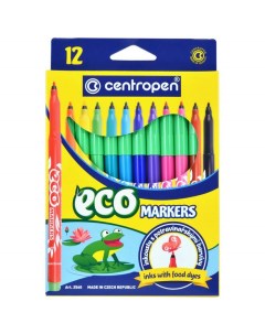 Набор фломастеров Eco Markers арт 310547 12 цв х 3 упак Centropen