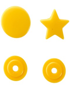 Кнопка 393210 Color Snaps Звезда диаметр 12 4 мм желтый 30 шт Prym