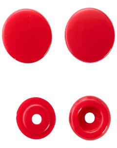 Кнопка 393138 Color Snaps диаметр 12 4 мм красный 30 шт Prym