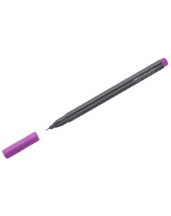 Ручка капиллярная Grip Finepen 286041 фиолетовая 0 4 мм 10 штук Faber-castell