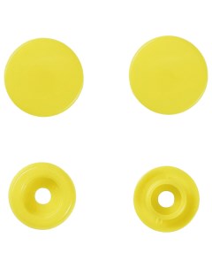 Кнопка 393107 Color Snaps диаметр 12 4 мм светло желтый 30 шт Prym