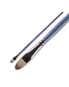 Кисть синтетика 14 овальная HI TECH 997 длинная ручка Pinax