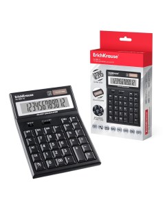 Калькулятор настольный 12 разрядов PC key KC 500 12 в коробке по 1 шт Erich krause