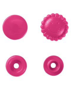 Кнопка 393447 Color Snaps Цветок диаметр 13 6 мм розовый 21 шт Prym