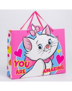 Пакет подарочный You are amazing Коты аристократы 40х31х11 5 см Disney