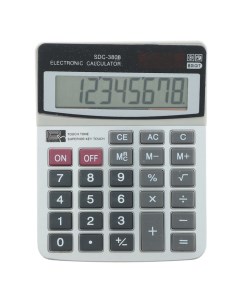 Калькулятор настольный 8 разрядный SDC 3808 двойное питание Nobrand