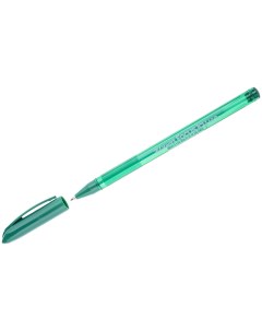 Ручка шариковая Focus Icy 1766 зеленая 1 мм 1 шт Luxor
