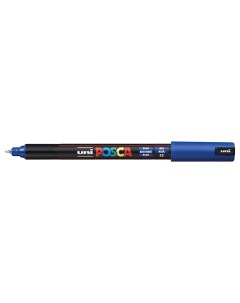 Маркер Posca PC 1MR 0 7 мм наконечник игольчатый синий Uni mitsubishi pencil