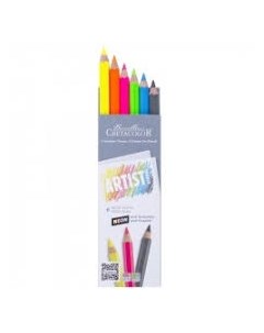 Карандаши цветные Artist Studio Line 5 неоновых цветных карандашей 1 графитовый каранда Cretacolor