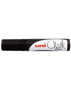 Маркер меловой Uni Chalk 17K 15мм клиновидный черный 1 шта черный Uni mitsubishi pencil