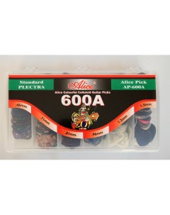 Коробка медиаторов 600шт 6 толщин AP 600A Alice