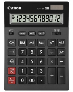 Калькулятор AS 444 HB Темно серый Canon