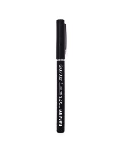 Черный линер для скетчинга GrafArt PRO 05 капиллярная ручка Малевичъ