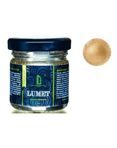Краска органическая жидкая поталь Lumet 33 г металлик песочное золото Песчан Luxart