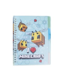 Блокнот дневник Minecraft Bee Notebook A5 Mojang ab