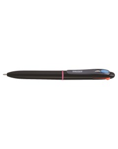 Ручка шариковая 4 в 1 Trendz чернила голубые фиолетовые розовые оранжевые Hauser