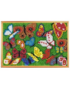 Набор для вышивания Панно Бабочка 13 5х20 см арт 153МН Вышивальная мозаика