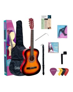 Гитара классическая в наборе DC 50A SB PACK для начинающего гитариста Davinci