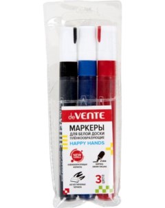 Набор маркеров для досок 3 цвета 2 мм Devente