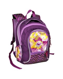 Школьный рюкзак Erich Krause 5 6 класс для девочек Mistic Flowers фиолетовый Erich krause