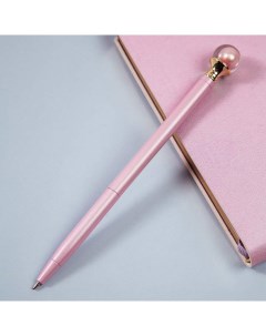 Ручка шариковая MESHU Pink pearl синяя 1мм арт 325967 3 шт Nobrand