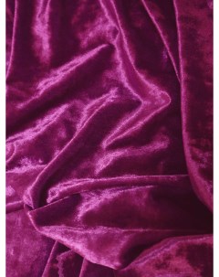 Ткань Бархат Крэш Стрейч В2 202 отрез 100 160см красно пурпурный Ткани, что надо!