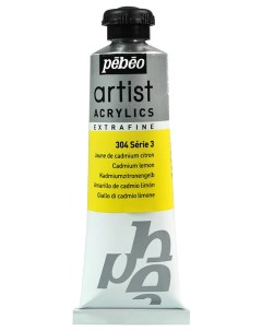 Краска художественная Artist Acrylics Extra Fine акрил 3 37 мл лимонно желтый Pebeo