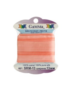 Тесьма декоративная Gamma шелковая цвет M040 арт SRM 13