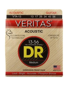 Струны для акустической гитары VTA 13 VERITAS Dr string