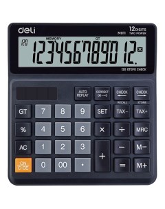 Калькулятор бухгалтерский EM01120 черный 12 разр Deli