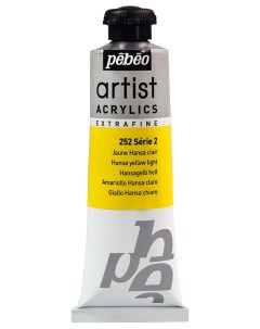 Краска художественная Artist Acrylics Extra Fine акрил 2 37 мл светло желтый Pebeo