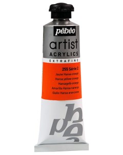 Краска художественная Artist Acrylics Extra Fine акрил 2 37 мл желто оранжевый Pebeo